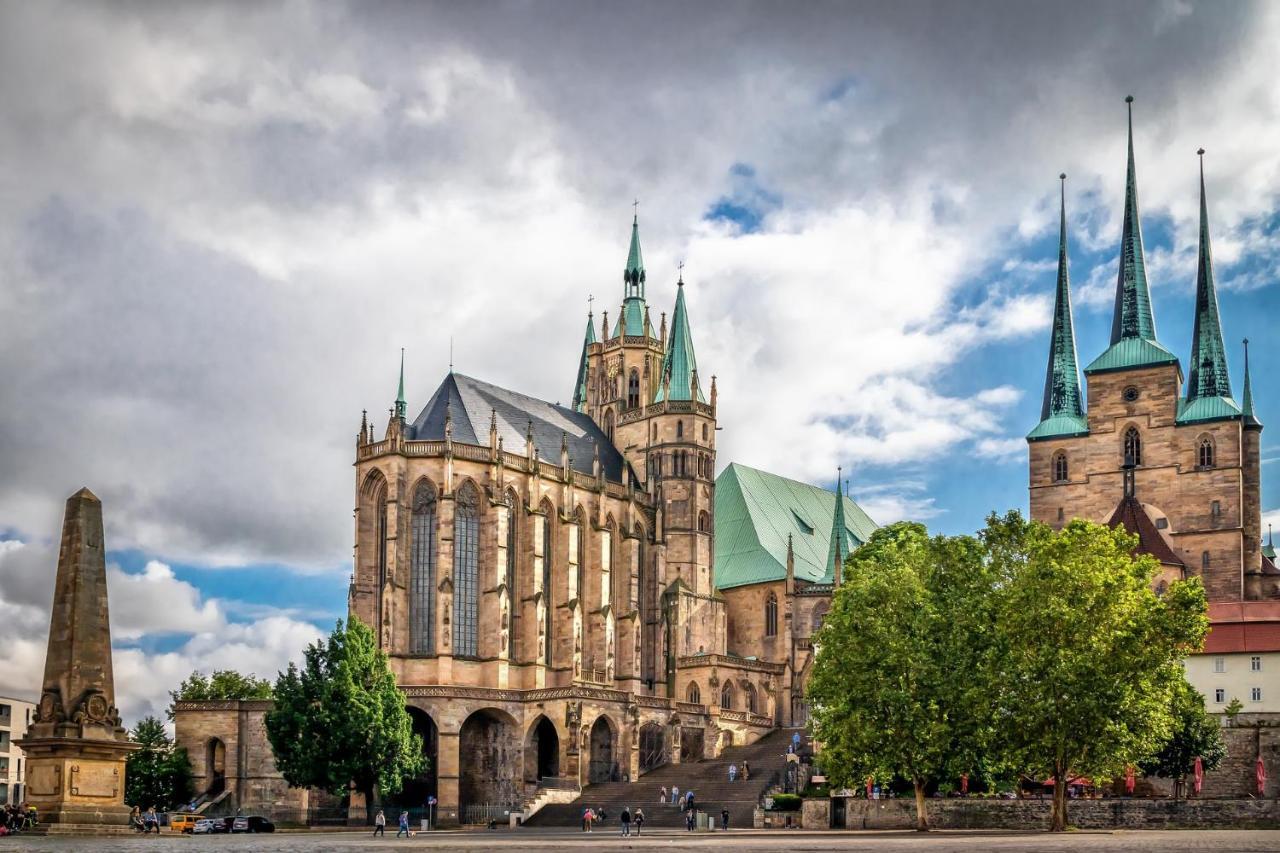 Liebevoll eingerichtete Ferienwohnung direkt am Erfurter Dom! Exterior foto